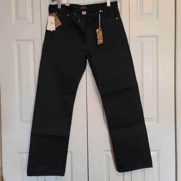 RRL Deep Indigo Selvedge Jeans 36X34 - Picture 3 of 5